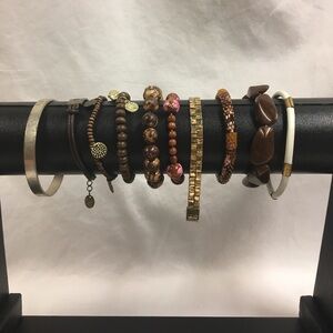 Brown Tone Bracelet Bundle